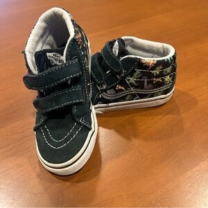 Vans Kids Black Dinosaur Sneakers